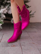 Rhinestone Rodeo Stacked Heel Cowboy Boots-Boots-Krush Kandy, Women's Online Fashion Boutique Located in Phoenix, Arizona (Scottsdale Area)