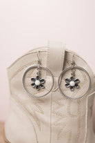 Floating Daisy Twisted Rope Earrings-Stud Earrings-Krush Kandy, Women's Online Fashion Boutique Located in Phoenix, Arizona (Scottsdale Area)