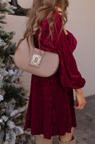 Eternally Yours Crescent Shoulder Bag-Purses & Bags-Krush Kandy, Women's Online Fashion Boutique Located in Phoenix, Arizona (Scottsdale Area)