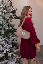 Eternally Yours Crescent Shoulder Bag-Purses & Bags-Krush Kandy, Women's Online Fashion Boutique Located in Phoenix, Arizona (Scottsdale Area)