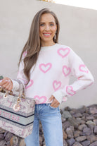 Sweetheart Luxe Knit Sweater-Sweaters-Krush Kandy, Women's Online Fashion Boutique Located in Phoenix, Arizona (Scottsdale Area)