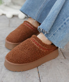 Fireside Kicks Sherpa Faux Fur Lined Slippers-Slippers-Krush Kandy, Women's Online Fashion Boutique Located in Phoenix, Arizona (Scottsdale Area)