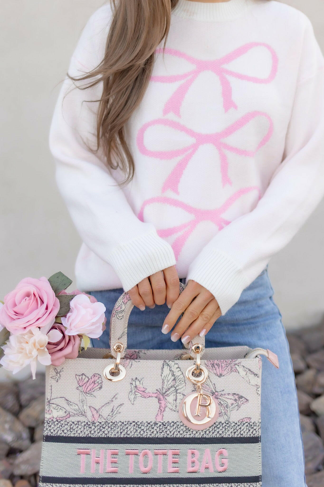 Lovely Luxe Viscose Bow Sweater-Sweaters-Krush Kandy, Women's Online Fashion Boutique Located in Phoenix, Arizona (Scottsdale Area)