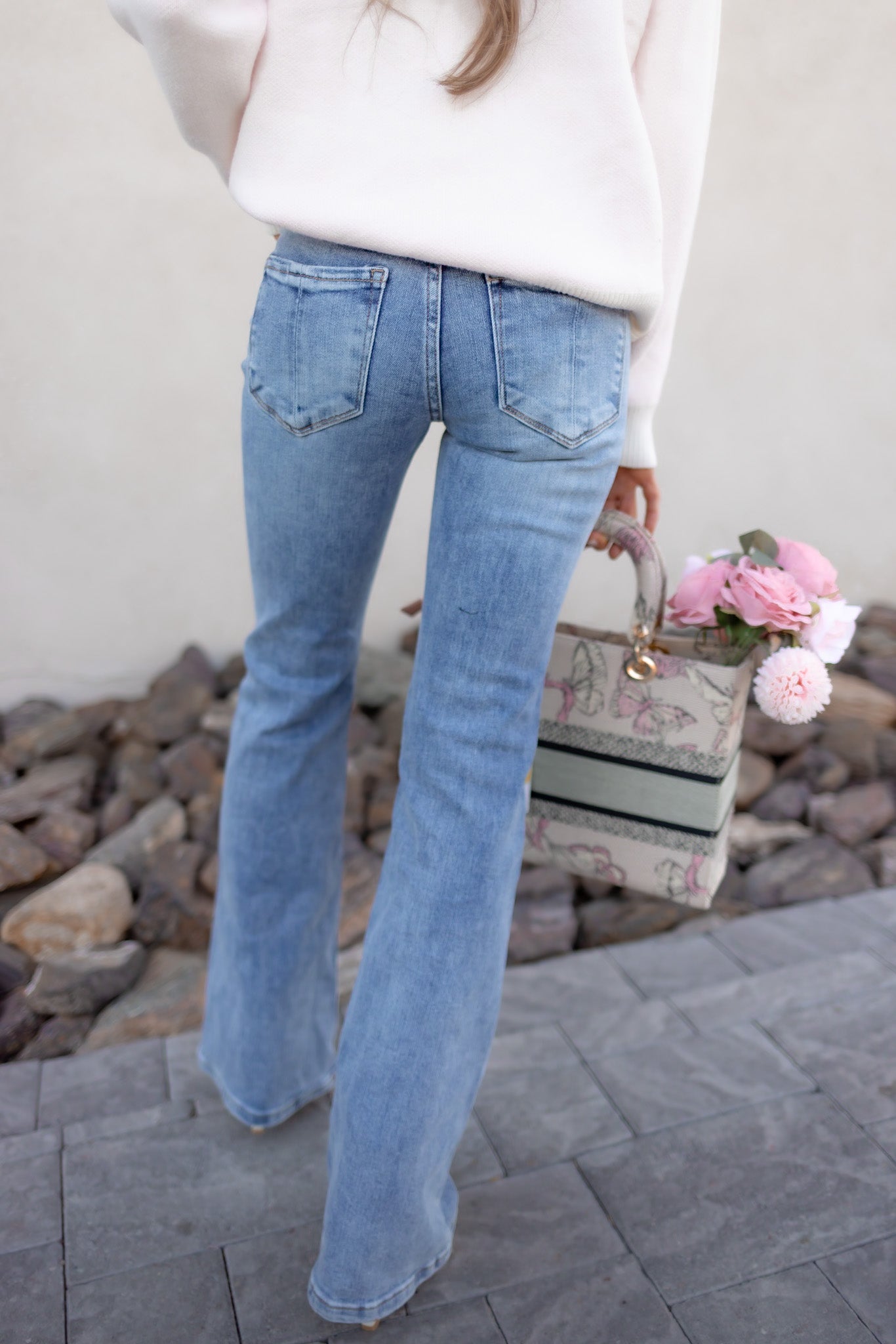 RISEN Timeless Charm Bootcut Jeans PLUS/REG-Jeans-Krush Kandy, Women's Online Fashion Boutique Located in Phoenix, Arizona (Scottsdale Area)