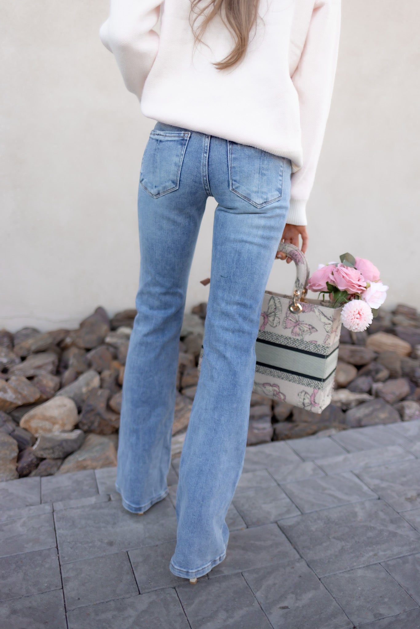 RISEN Timeless Charm Bootcut Jeans PLUS/REG-Jeans-Krush Kandy, Women's Online Fashion Boutique Located in Phoenix, Arizona (Scottsdale Area)