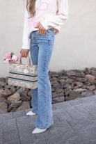 RISEN Timeless Charm Bootcut Jeans PLUS/REG-Jeans-Krush Kandy, Women's Online Fashion Boutique Located in Phoenix, Arizona (Scottsdale Area)