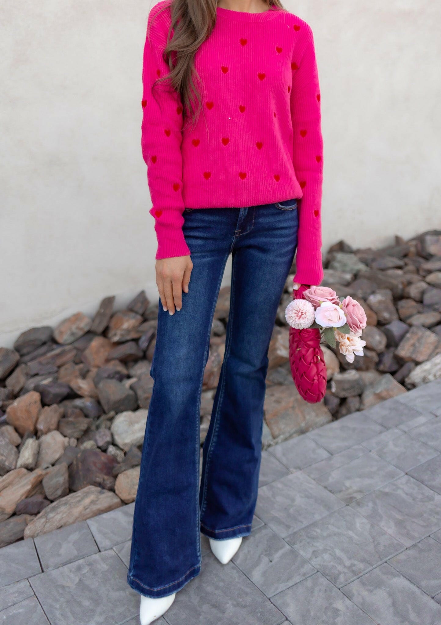 Risen Harper Wide Leg Flare Jeans-Jeans-Krush Kandy, Women's Online Fashion Boutique Located in Phoenix, Arizona (Scottsdale Area)