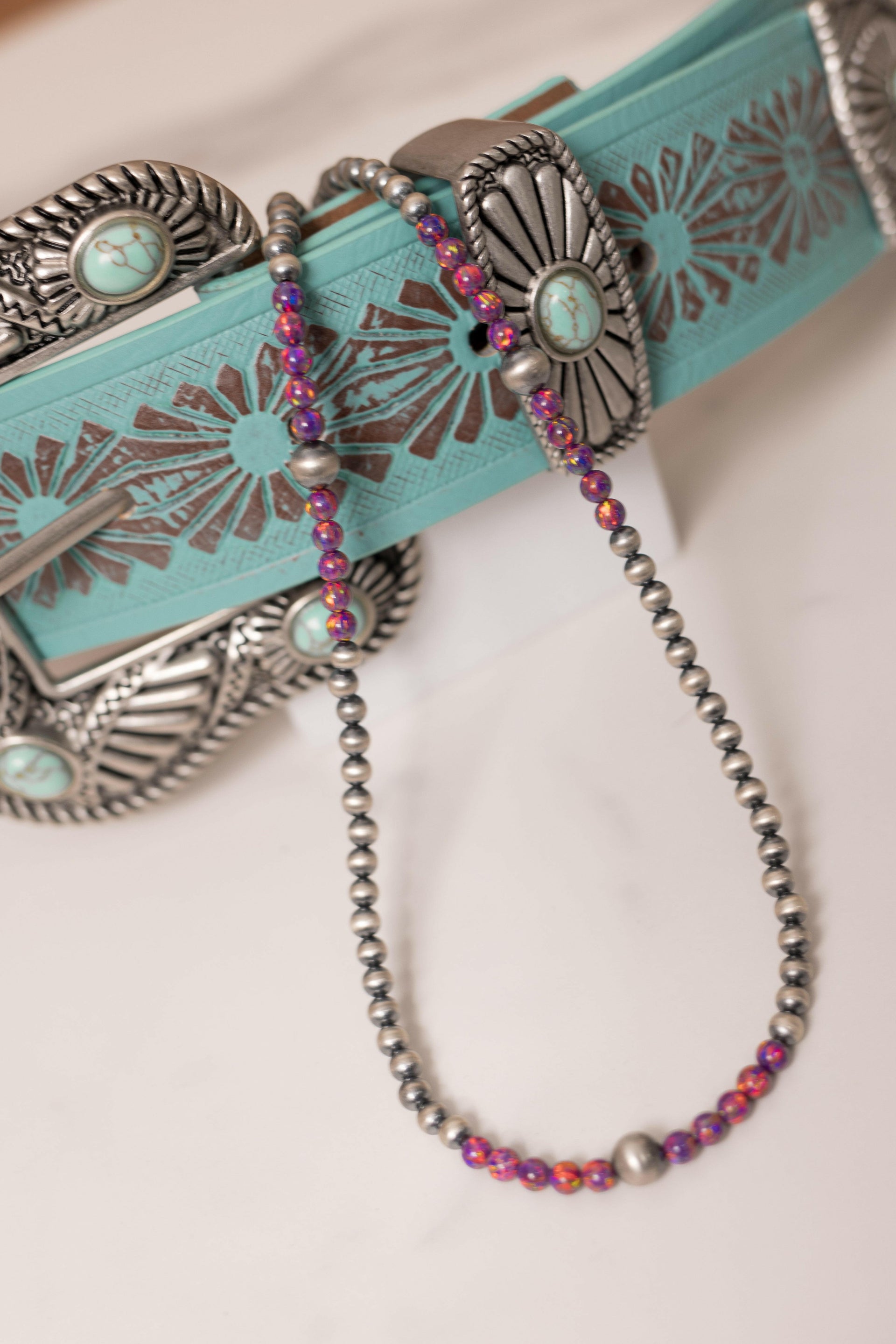 Desert Pearl & Opal Necklaces-Pearl Necklaces-Krush Kandy, Women's Online Fashion Boutique Located in Phoenix, Arizona (Scottsdale Area)