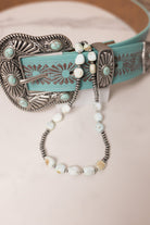 Larimar & Desert Pearl Necklace-Pearl Necklaces-Krush Kandy, Women's Online Fashion Boutique Located in Phoenix, Arizona (Scottsdale Area)