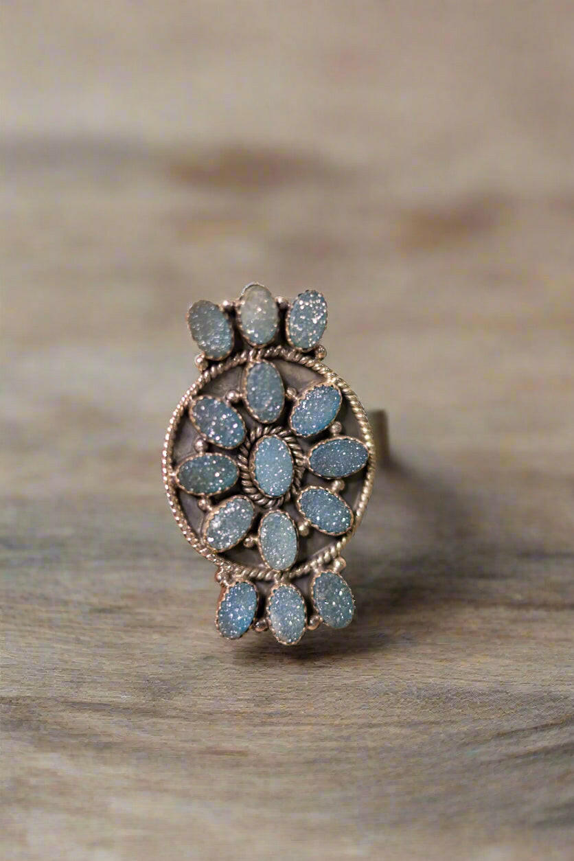 Iris Stone Ring-Band Rings-Krush Kandy, Women's Online Fashion Boutique Located in Phoenix, Arizona (Scottsdale Area)