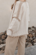 Contrast Open Front Dropped Shoulder Cardigan-Cardigans-Krush Kandy, Women's Online Fashion Boutique Located in Phoenix, Arizona (Scottsdale Area)