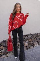 Luxe Love Viscose Heart Sweater-Sweaters-Krush Kandy, Women's Online Fashion Boutique Located in Phoenix, Arizona (Scottsdale Area)