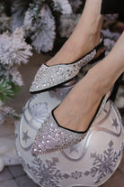 Champagne Toast Rhinestone Sling Back Flats-Shoes-Krush Kandy, Women's Online Fashion Boutique Located in Phoenix, Arizona (Scottsdale Area)