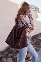 Wanderlust Quilted Hobo Bag-Purses & Bags-Krush Kandy, Women's Online Fashion Boutique Located in Phoenix, Arizona (Scottsdale Area)