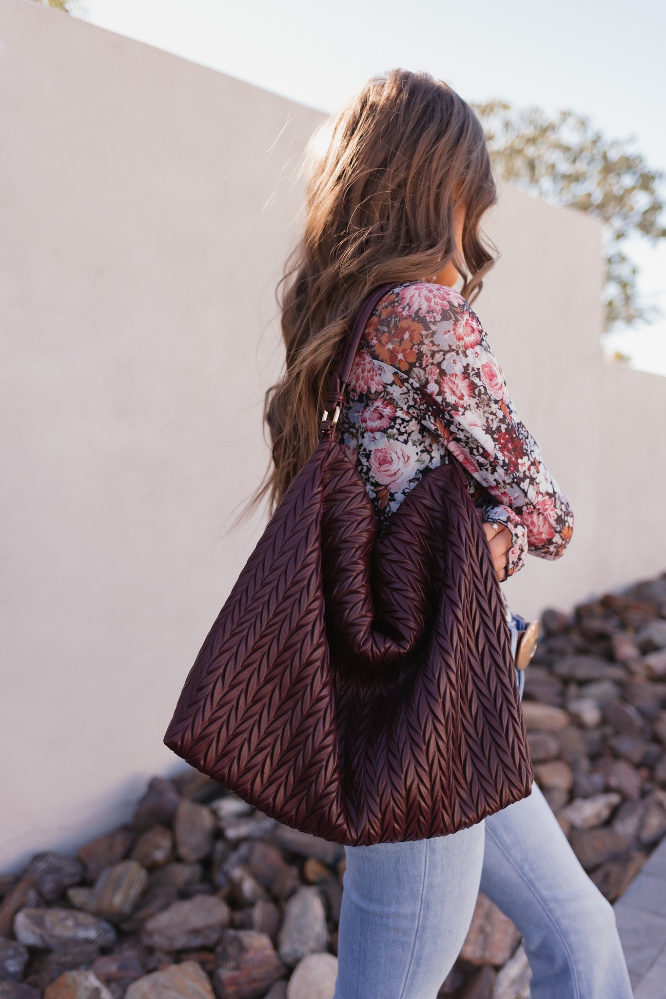 Wanderlust Quilted Hobo Bag-Purses & Bags-Krush Kandy, Women's Online Fashion Boutique Located in Phoenix, Arizona (Scottsdale Area)