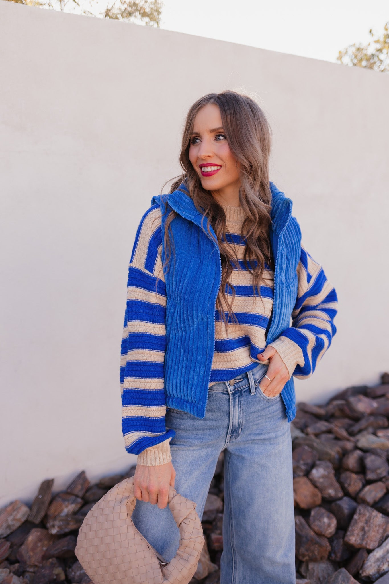 The Ridge Zip-Up Padded Corduroy Puffer Vest-Vests-Krush Kandy, Women's Online Fashion Boutique Located in Phoenix, Arizona (Scottsdale Area)