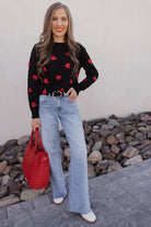 Kristyn Wide Leg Denim Jean-Jeans-Krush Kandy, Women's Online Fashion Boutique Located in Phoenix, Arizona (Scottsdale Area)