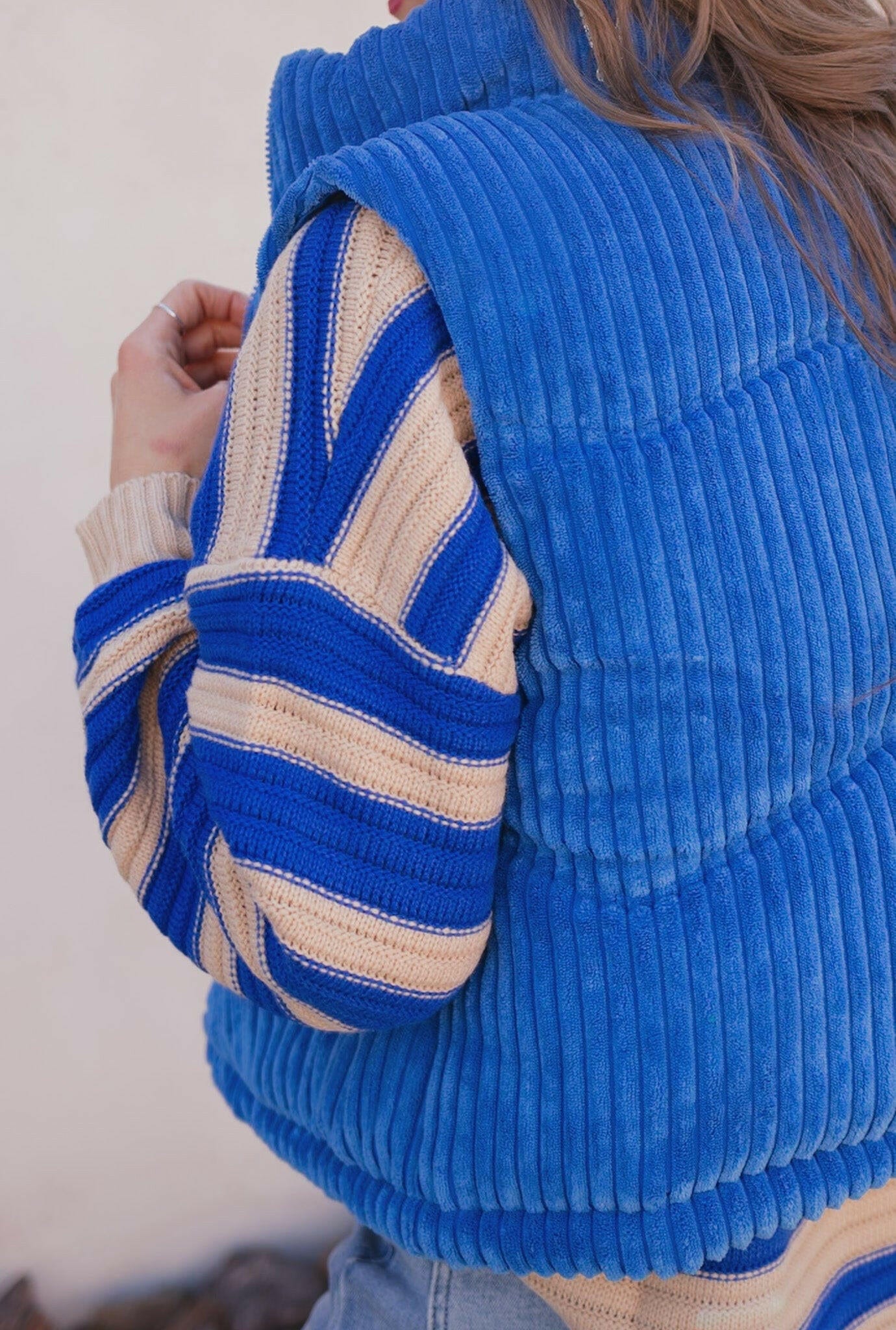 The Ridge Zip-Up Padded Corduroy Puffer Vest S-3X EXCLUSIVE-Vests-Krush Kandy, Women's Online Fashion Boutique Located in Phoenix, Arizona (Scottsdale Area)