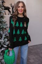 Frosted Pines Christmas Tree Sweater-Sweaters-Krush Kandy, Women's Online Fashion Boutique Located in Phoenix, Arizona (Scottsdale Area)