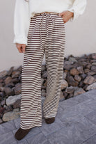 Striped Wide Leg Pants-Loungewear-Krush Kandy, Women's Online Fashion Boutique Located in Phoenix, Arizona (Scottsdale Area)