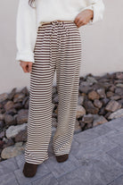 Striped Wide Leg Pants-Loungewear-Krush Kandy, Women's Online Fashion Boutique Located in Phoenix, Arizona (Scottsdale Area)