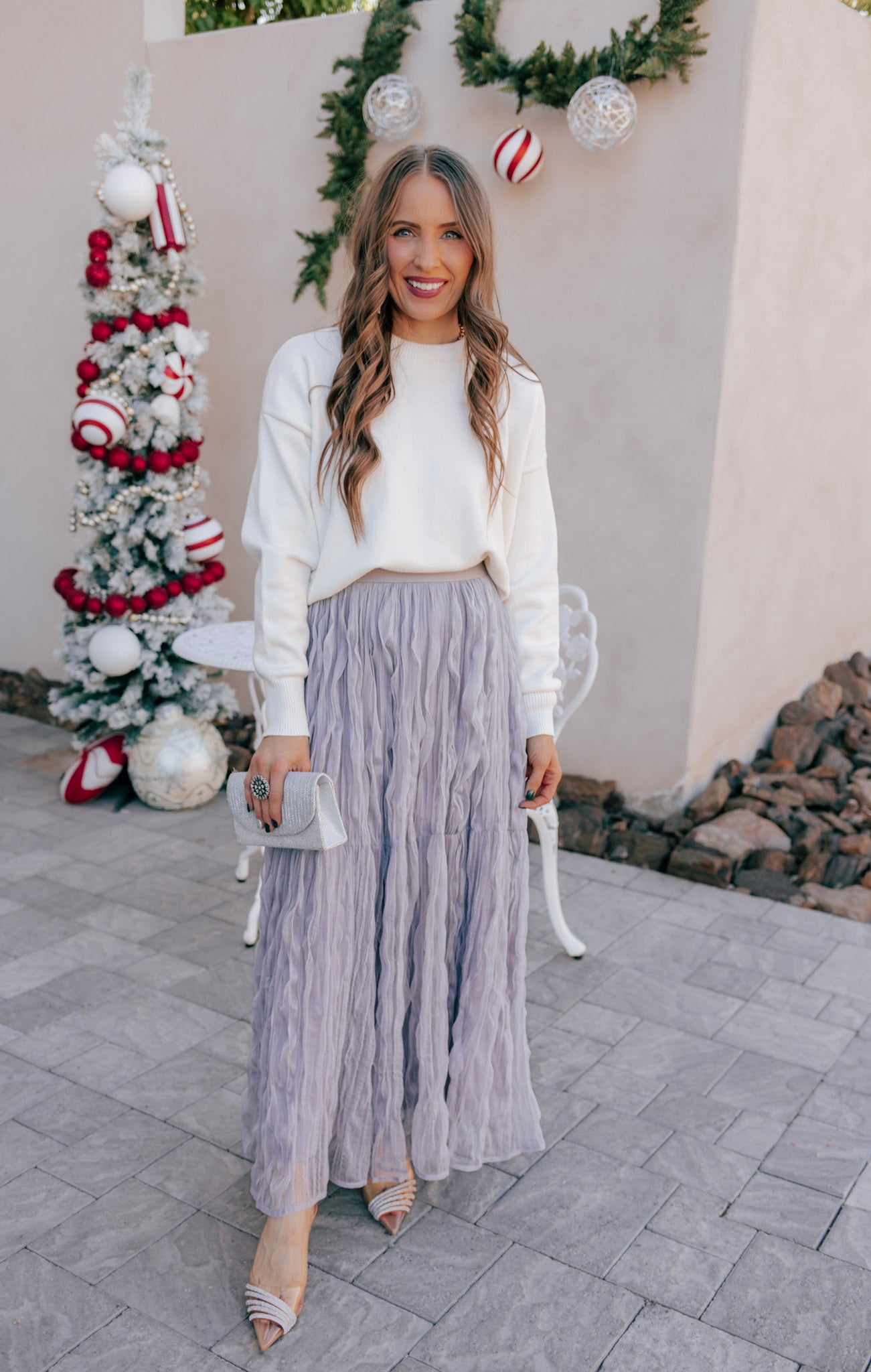 Ruffled Plisse Maxi Skirt-Skirts-Krush Kandy, Women's Online Fashion Boutique Located in Phoenix, Arizona (Scottsdale Area)