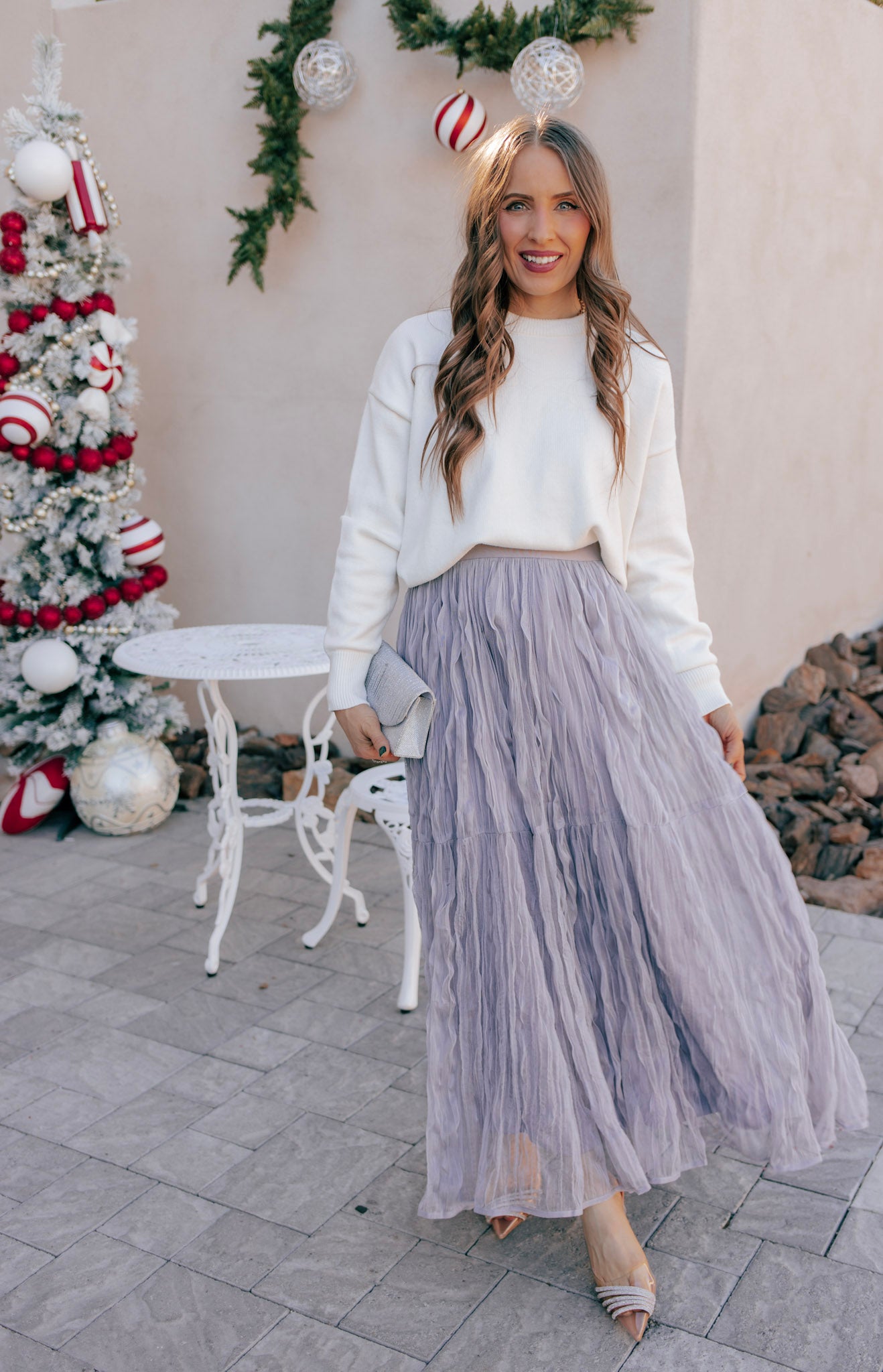 Ruffled Plisse Maxi Skirt-Skirts-Krush Kandy, Women's Online Fashion Boutique Located in Phoenix, Arizona (Scottsdale Area)