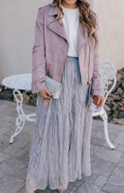 Ruffled Plisse Maxi Skirt-Skirts-Krush Kandy, Women's Online Fashion Boutique Located in Phoenix, Arizona (Scottsdale Area)