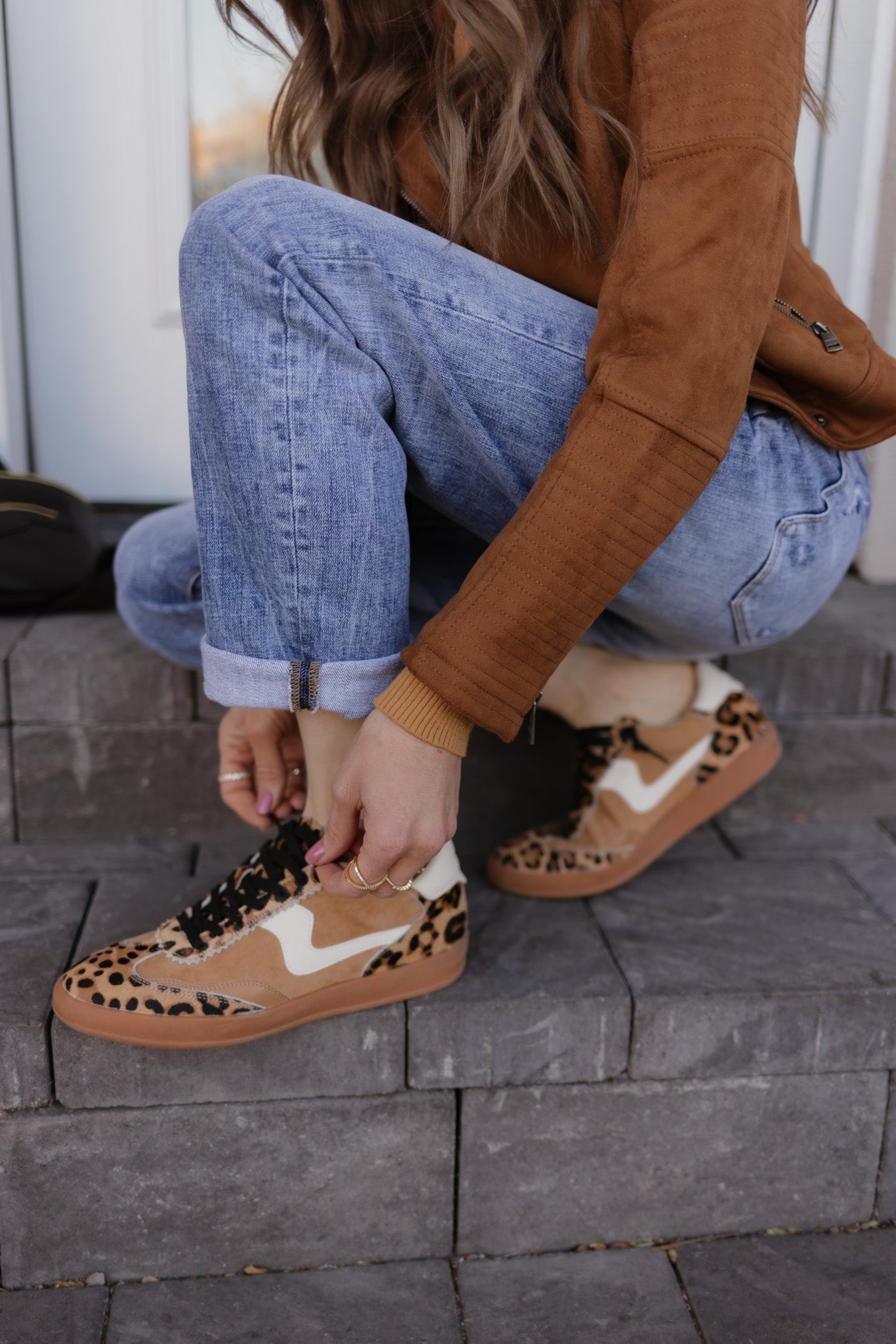 Wild Stride Leopard Sneakers-Sneakers-Krush Kandy, Women's Online Fashion Boutique Located in Phoenix, Arizona (Scottsdale Area)