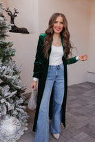 Winter’s Eve Velvet Duster Cardigan-Cardigans-Krush Kandy, Women's Online Fashion Boutique Located in Phoenix, Arizona (Scottsdale Area)