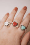 Little Heart Slab Rings-Rings-Krush Kandy, Women's Online Fashion Boutique Located in Phoenix, Arizona (Scottsdale Area)