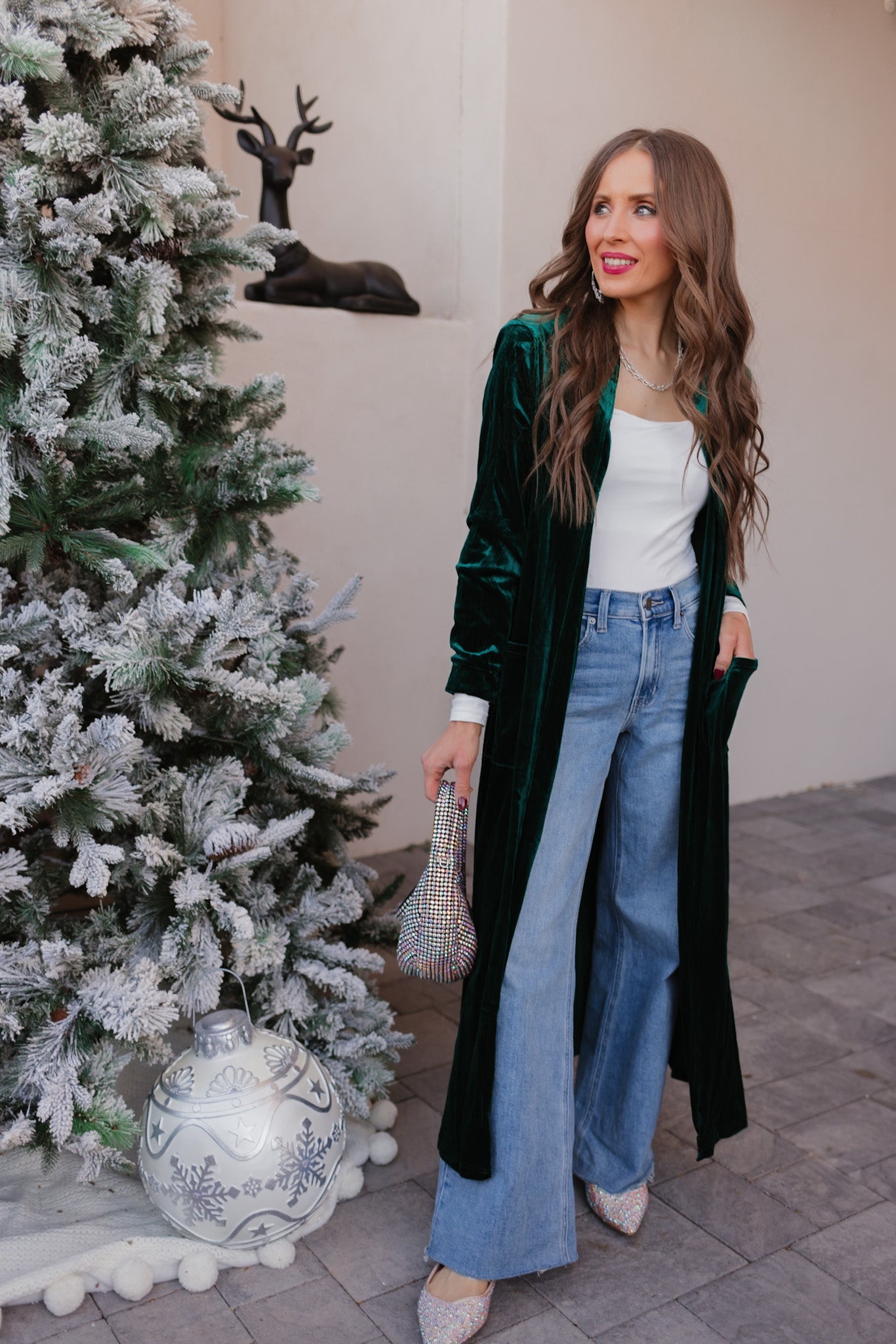 Winter’s Eve Velvet Duster Cardigan-Cardigans-Krush Kandy, Women's Online Fashion Boutique Located in Phoenix, Arizona (Scottsdale Area)