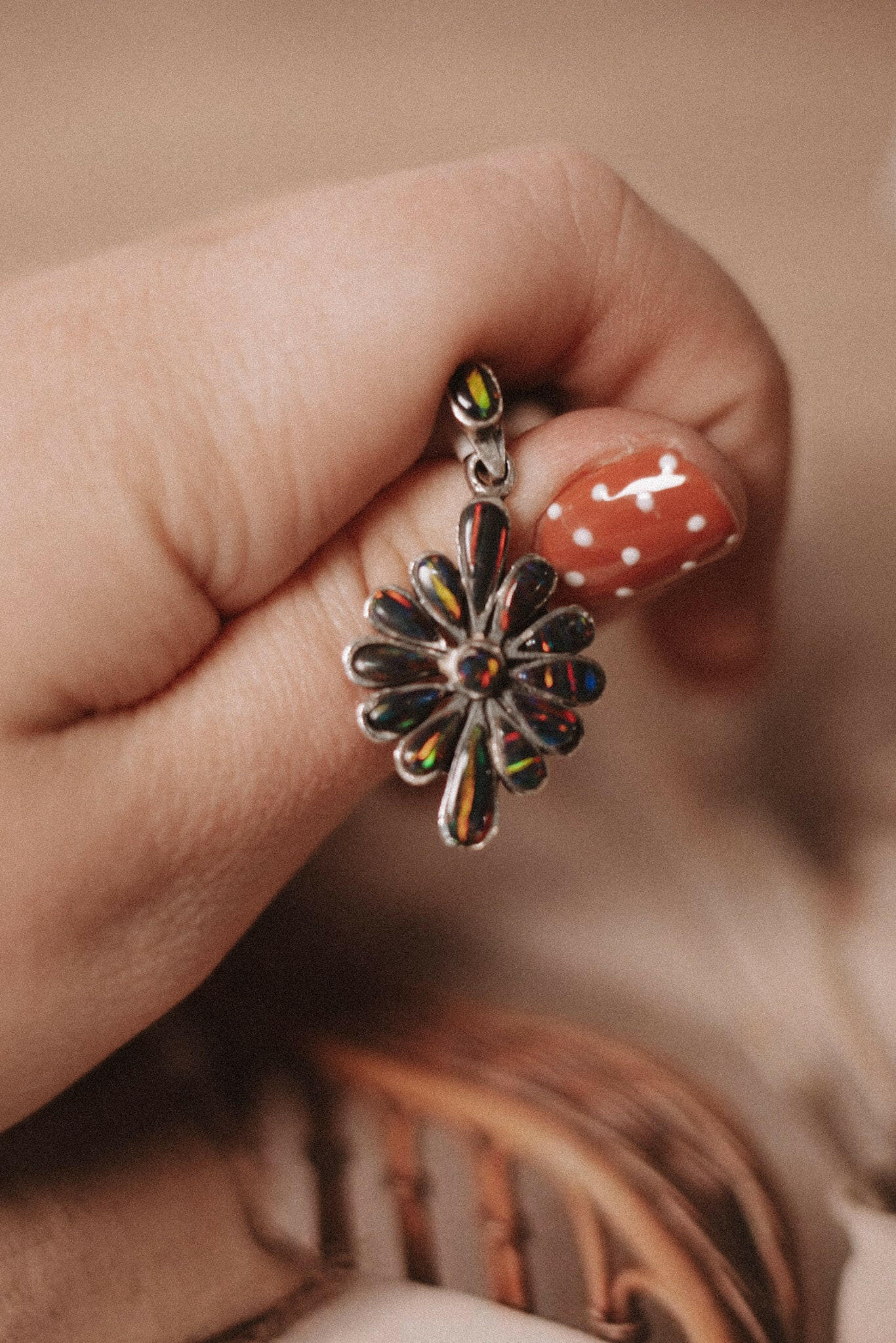 Flower Opal Pendants-Charms & Pendants-Krush Kandy, Women's Online Fashion Boutique Located in Phoenix, Arizona (Scottsdale Area)