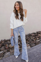 Lily's Floral Flare Jeans-Denim-Krush Kandy, Women's Online Fashion Boutique Located in Phoenix, Arizona (Scottsdale Area)