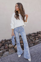 Lily's Floral Flare Kancan Jeans-Denim-Krush Kandy, Women's Online Fashion Boutique Located in Phoenix, Arizona (Scottsdale Area)