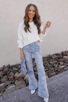 Lily's Floral Flare Kancan Jeans-Denim-Krush Kandy, Women's Online Fashion Boutique Located in Phoenix, Arizona (Scottsdale Area)