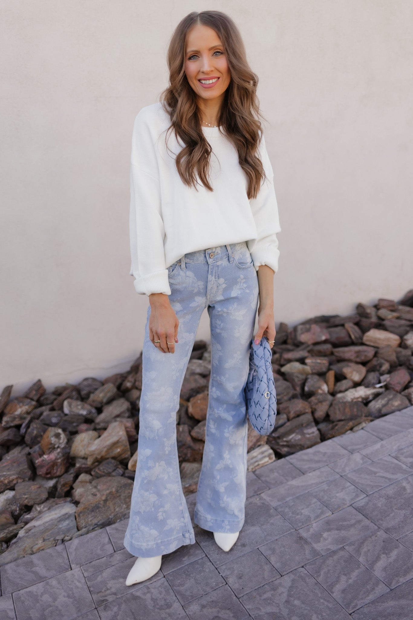 Lily's Floral Flare Kancan Jeans-Denim-Krush Kandy, Women's Online Fashion Boutique Located in Phoenix, Arizona (Scottsdale Area)