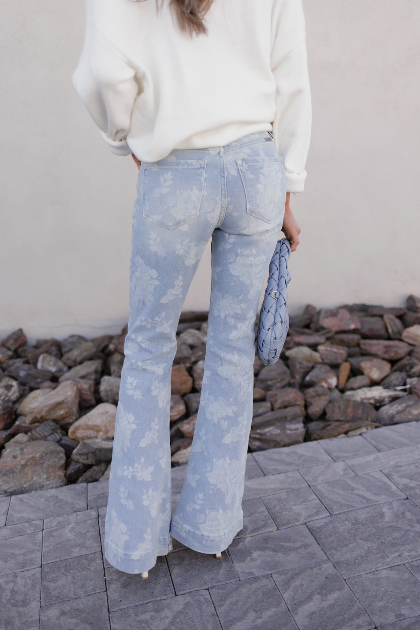 Lily's Floral Flare Kancan Jeans-Denim-Krush Kandy, Women's Online Fashion Boutique Located in Phoenix, Arizona (Scottsdale Area)