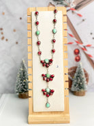 Dahlia Cluster Lariat Necklaces-Necklaces-Krush Kandy, Women's Online Fashion Boutique Located in Phoenix, Arizona (Scottsdale Area)