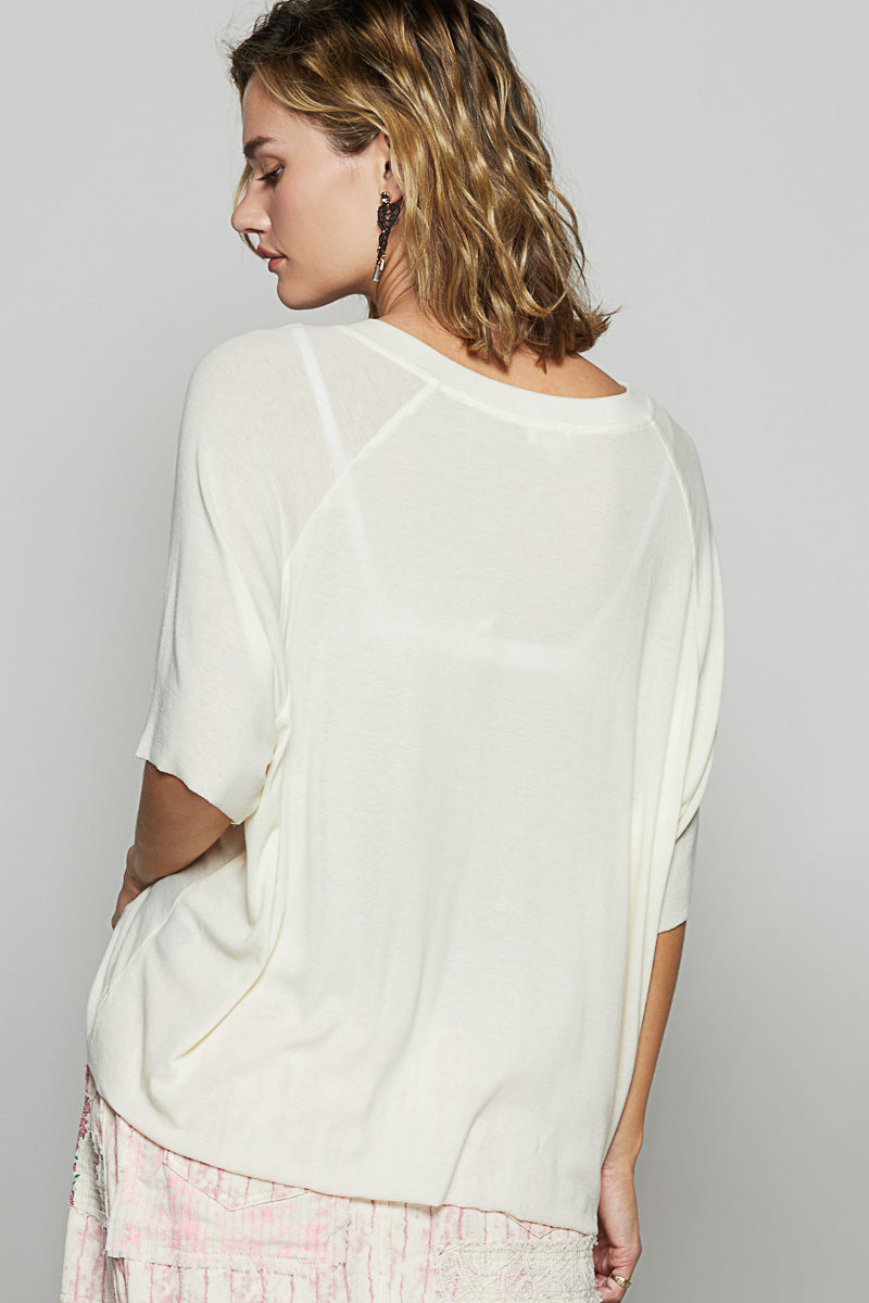 POL Vintage Washed Short Sleeve-Tops-Krush Kandy, Women's Online Fashion Boutique Located in Phoenix, Arizona (Scottsdale Area)