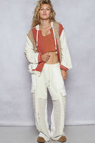 POL Quilted Patchwork Hoodie Jacket-Jackets-Krush Kandy, Women's Online Fashion Boutique Located in Phoenix, Arizona (Scottsdale Area)