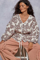 POL Floral Quilted Cotton Jacket-Jacket-Krush Kandy, Women's Online Fashion Boutique Located in Phoenix, Arizona (Scottsdale Area)