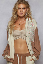 POL Floral Patchwork Thermal Jacket-Jacket-Krush Kandy, Women's Online Fashion Boutique Located in Phoenix, Arizona (Scottsdale Area)