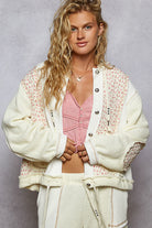 POL Floral Patchwork Thermal Jacket-Jacket-Krush Kandy, Women's Online Fashion Boutique Located in Phoenix, Arizona (Scottsdale Area)