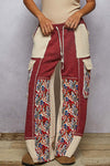 POL Quilted Floral Patch Pants-Pants-Krush Kandy, Women's Online Fashion Boutique Located in Phoenix, Arizona (Scottsdale Area)
