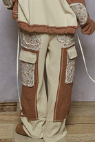 POL Quilted Floral Patch Pants-Pants-Krush Kandy, Women's Online Fashion Boutique Located in Phoenix, Arizona (Scottsdale Area)