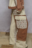 POL Quilted Floral Patch Pants-Pants-Krush Kandy, Women's Online Fashion Boutique Located in Phoenix, Arizona (Scottsdale Area)