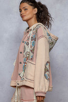POL Balloon Sleeve Floral Thermal Jacket-Jacket-Krush Kandy, Women's Online Fashion Boutique Located in Phoenix, Arizona (Scottsdale Area)