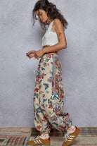 POL Boho Patchwork Butterfly Balloon Pants-Pants-Krush Kandy, Women's Online Fashion Boutique Located in Phoenix, Arizona (Scottsdale Area)