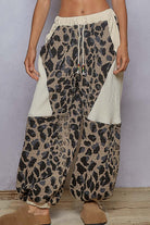 POL Double Gauze Patchwork Quilted Print Knit Pants-Pants-Krush Kandy, Women's Online Fashion Boutique Located in Phoenix, Arizona (Scottsdale Area)